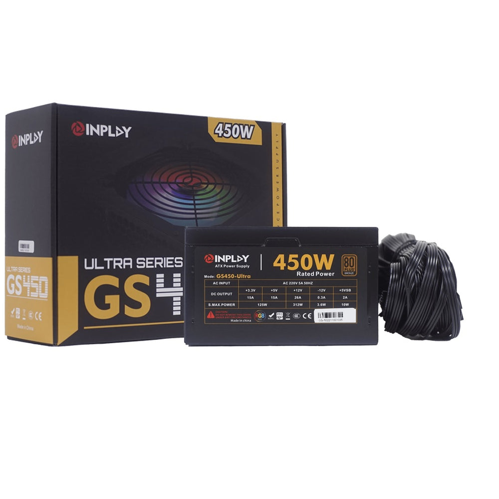 INPLAY GP450-PRO 450WATTS 80+ BRONZE POWER SUPPLY
