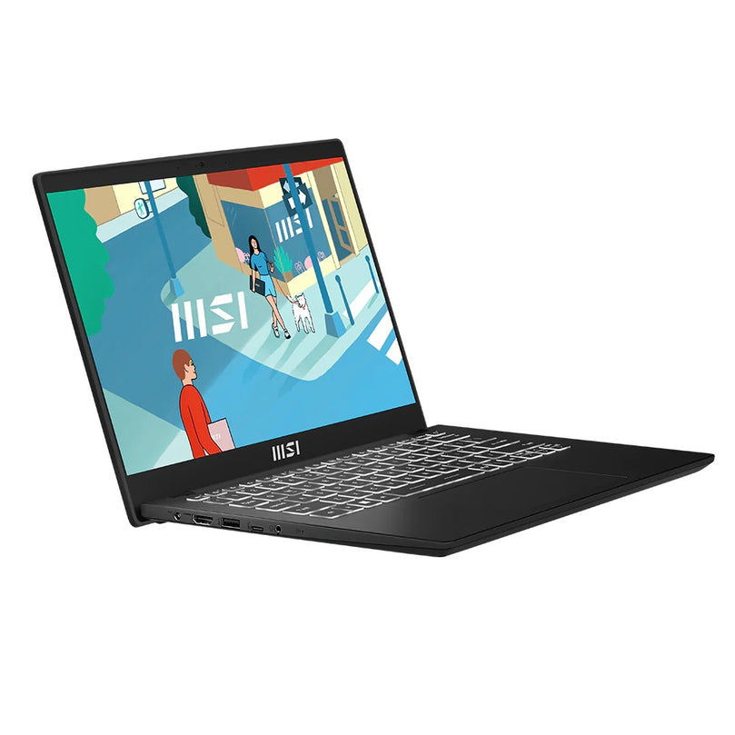 MSI MODERN 14 C13M-1261PH | INTEL CORE i3-1315U | 8GB DDR4 3200MHZ | 512GB NVMe PCIe SSD | IRIS XE GRAPHICS | 14" FHD DISPLAY IPS | WINDOWS 11 | LAPTOP