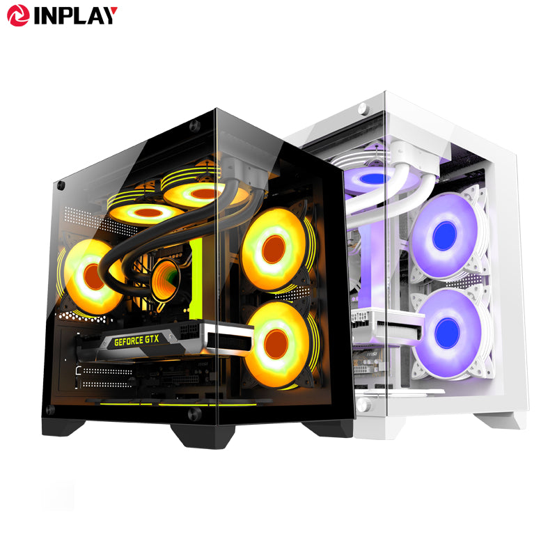 INPLAY SEAVIEW S100 MATX FULL VIEW GLASS DESIGN TG CASE