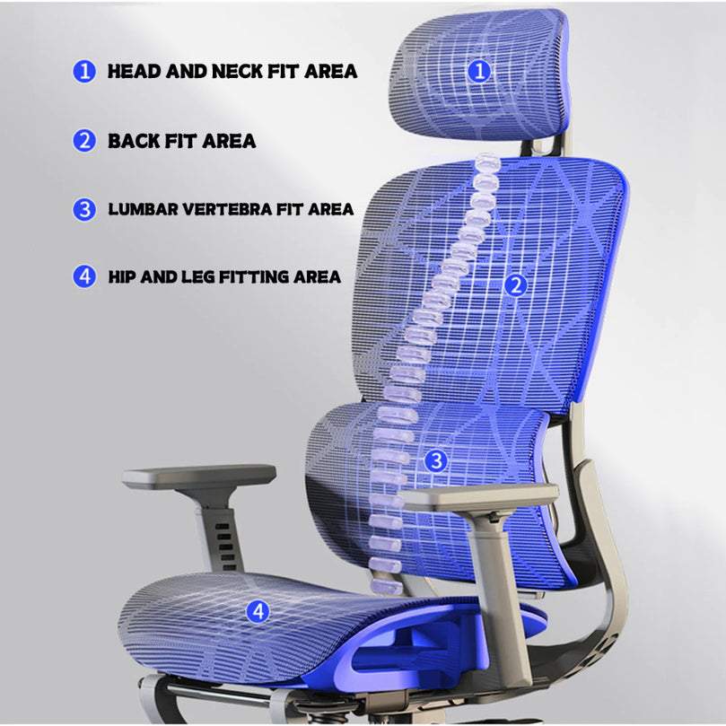 INPLAY EF100-G ERGONOMIC GRAY GAMING CHAIR