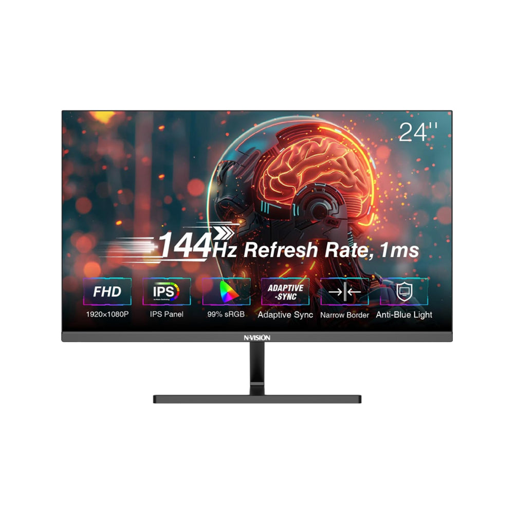 NVISION G2455 23.8" IPS 144HZ FHD GAMING MONITOR