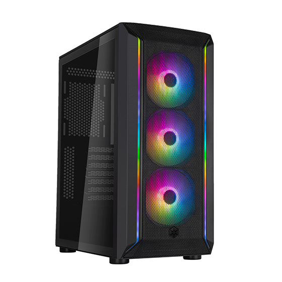 SILVERSTONE FARA 511Z ARGB TG WINDOW ATX CHASSIS - BLACK GAMING CASE