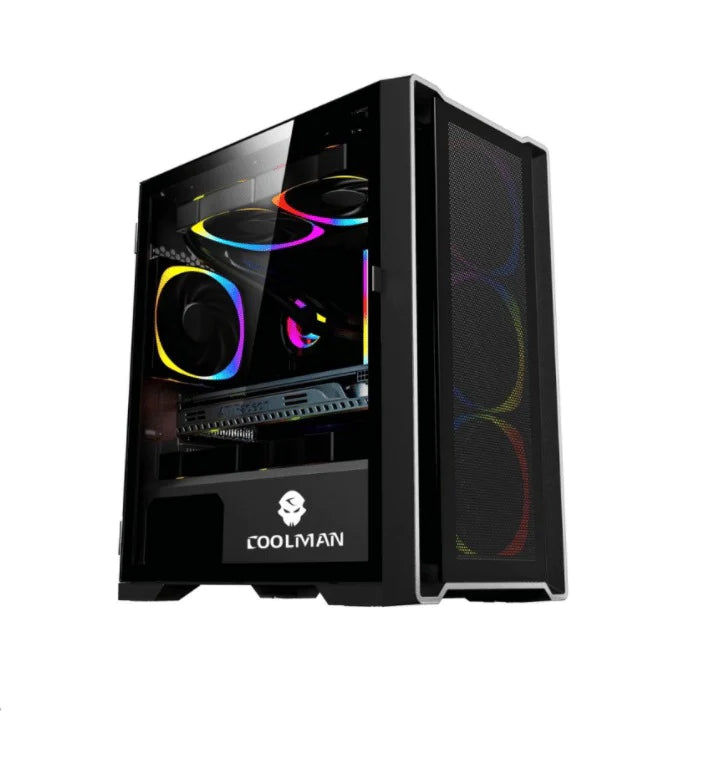 COOLMAN (RUBY) W/ 3 ARGB FAN GAMING CASE