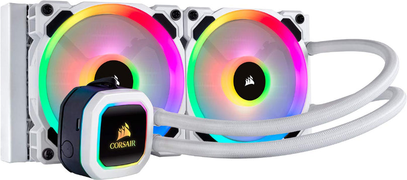 CORSAIR HYDRO SERIES, H100I RGB PLATINUM, 240MM, 2 X ML PRO 120MM RGB PWM FANS, RGB LIGHTING