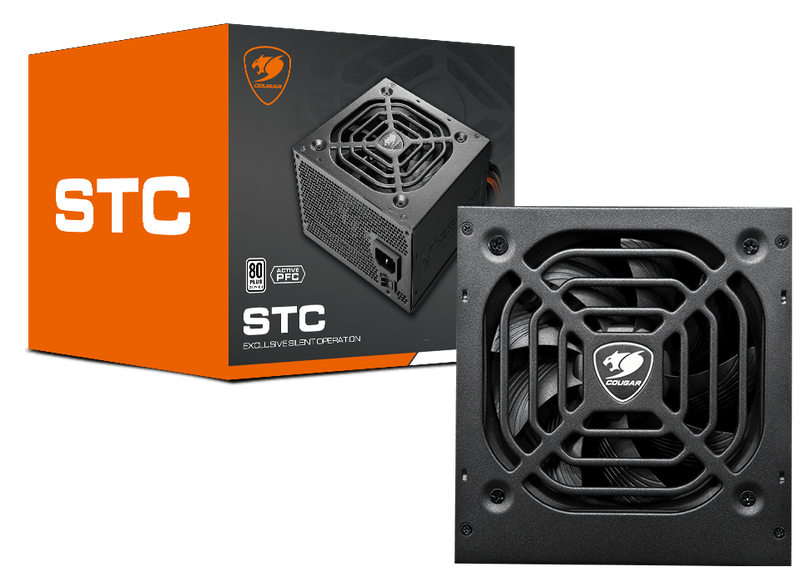 COUGAR STC 500WATTS 80 PLUS NON-MODULAR W/ AFPC POWER SUPPLY