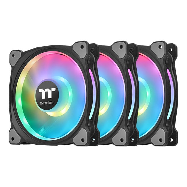 THERMALTAKE PURE DUO 12CM ARGB SYNC RADIATOR FAN 2-FAN PACK