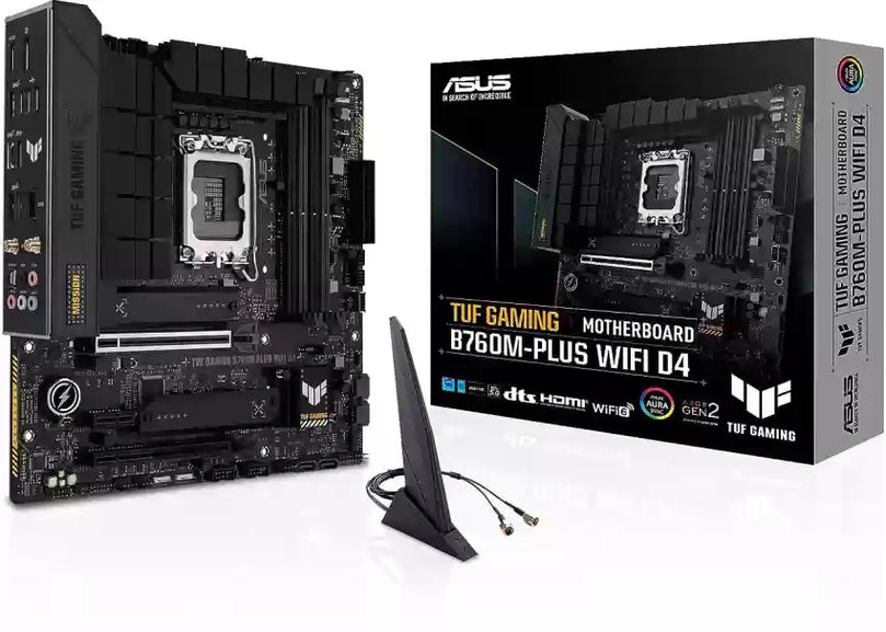 ASUS TUF GAMING B760M-PLUS WIFI D4 MOTHERBOARD