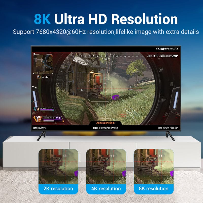 VENTION HCCBF (1M) 8K DISPLAYPORT CABLE