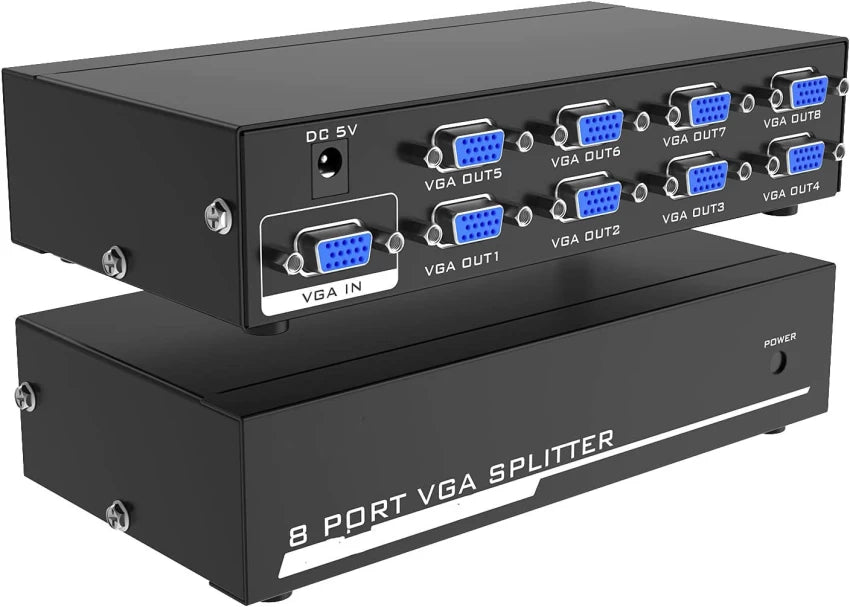 8 PORT VGA VIDEO SPLITTER