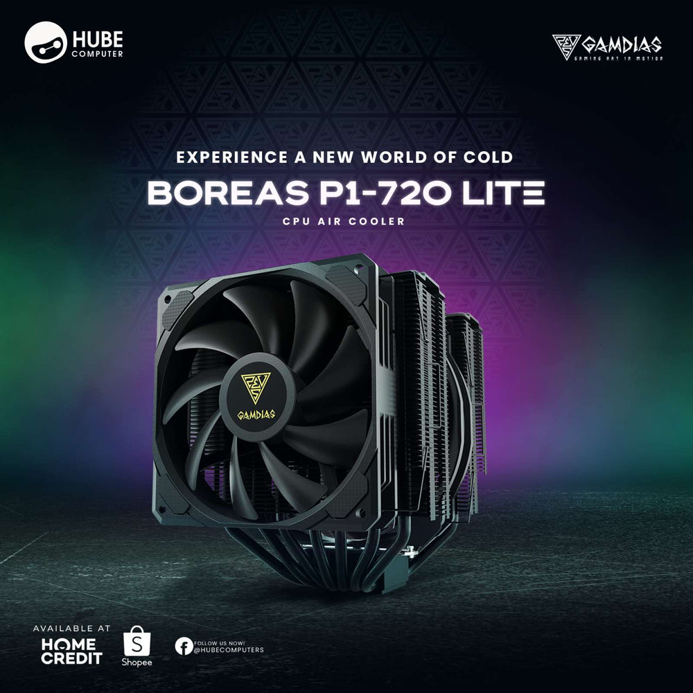 GAMDIAS BOREAS P1-720 LITE CPU AIR COOLER