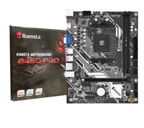 RAMSTA B450 PRO MOTHERBOARD
