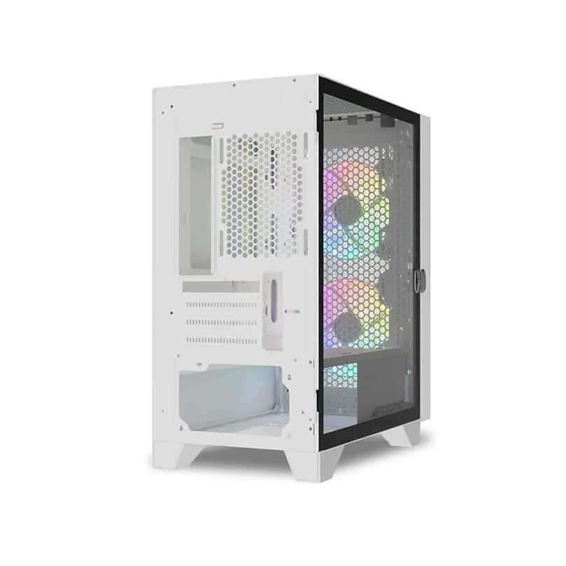 OCPC SCURA MESH MICRO-TOWER GAMING WHITE CASE