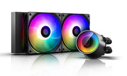 DEEPCOOL CASTLE 240RGB V2 LIQUID AIO CPU COOLER