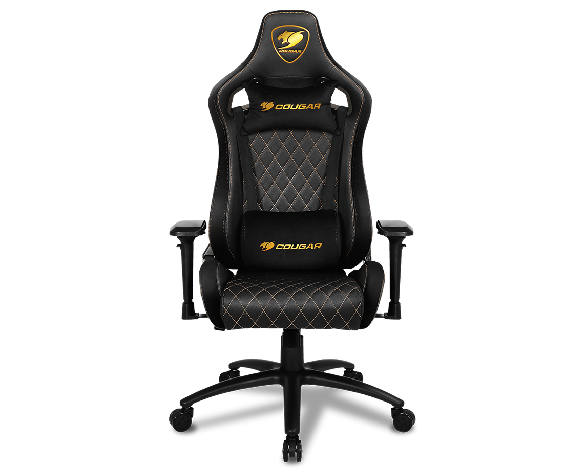 COUGAR ARMOR-S ROYAL DELUXE BLACK-GOLD GAMING CHAIR