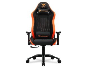 COUGAR EXPLORE STEEL BASE FRAME UNPARALLELED COMFORT BLACK+ORANGE SERIES GAMING CHAIR