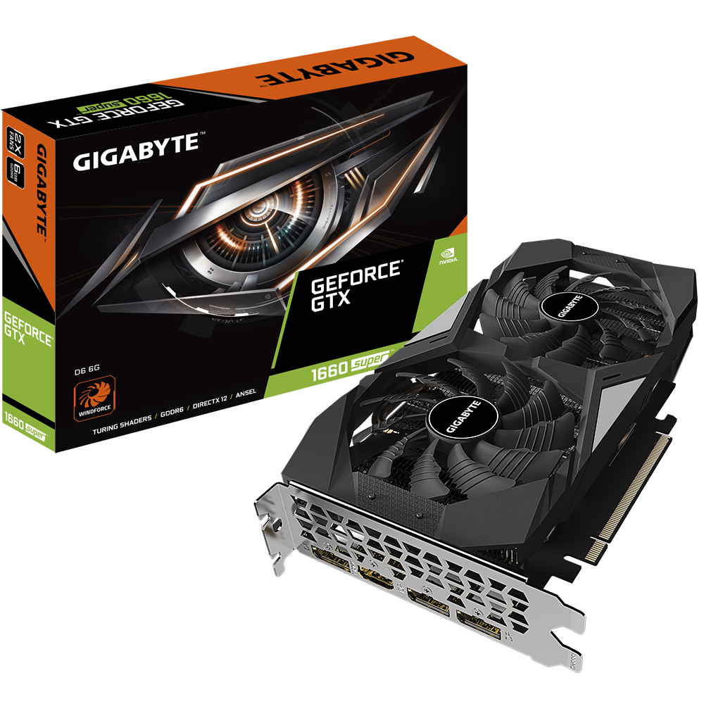 GIGABYTE GEFORCE GTX 1660 SUPER D6 6GB GV-N166SD6-6GD