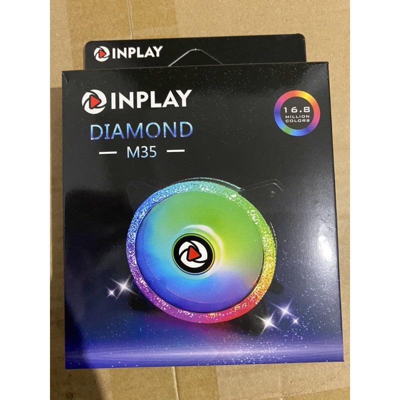 INPLAY M35 DIAMOND RGB 12CM,1200RPM 12DCV COOLING FAN
