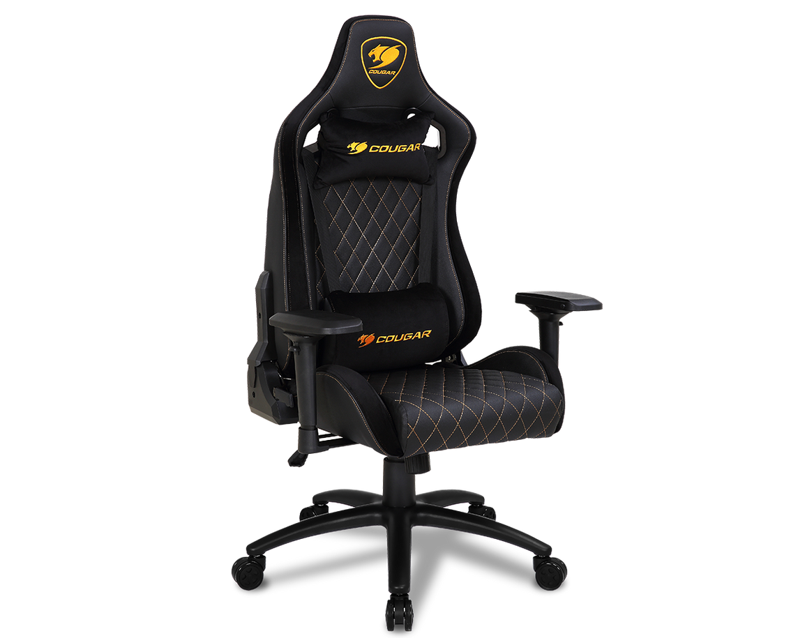 COUGAR ARMOR-S ROYAL DELUXE BLACK-GOLD GAMING CHAIR