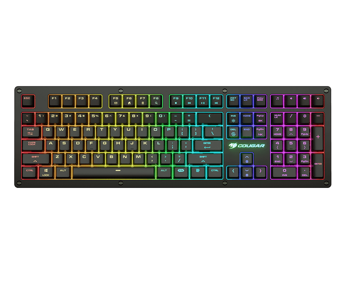 COUGAR PURI RGB RED SWITCH/ DUST PROOF COVER MECHANICAL KEYBOARD