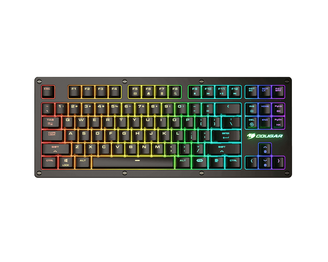 COUGAR PURI TKL RGB RED SWITCH/ BLUE SWITCH MECHANICAL KEYBOARD