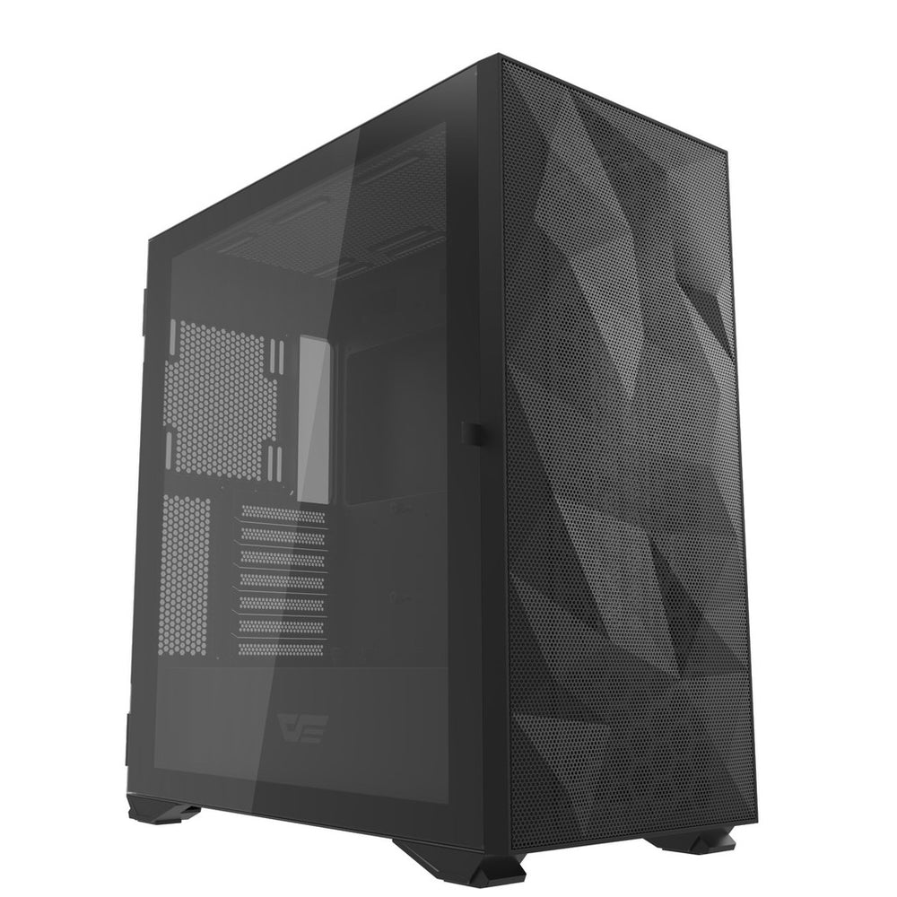 DARKFLASH DLX21 MESH BLACK ATX COMPUTER CASE WITH GRAPHICS CARD HOLDER GAMING CASE