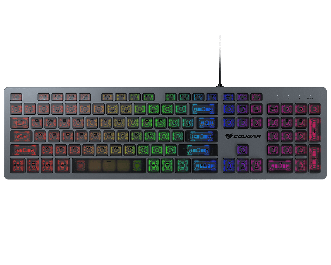 COUGAR VANTAR AX ALUMINUM RGB SCISSOR SWITCH MECHANICAL KEYBOARD