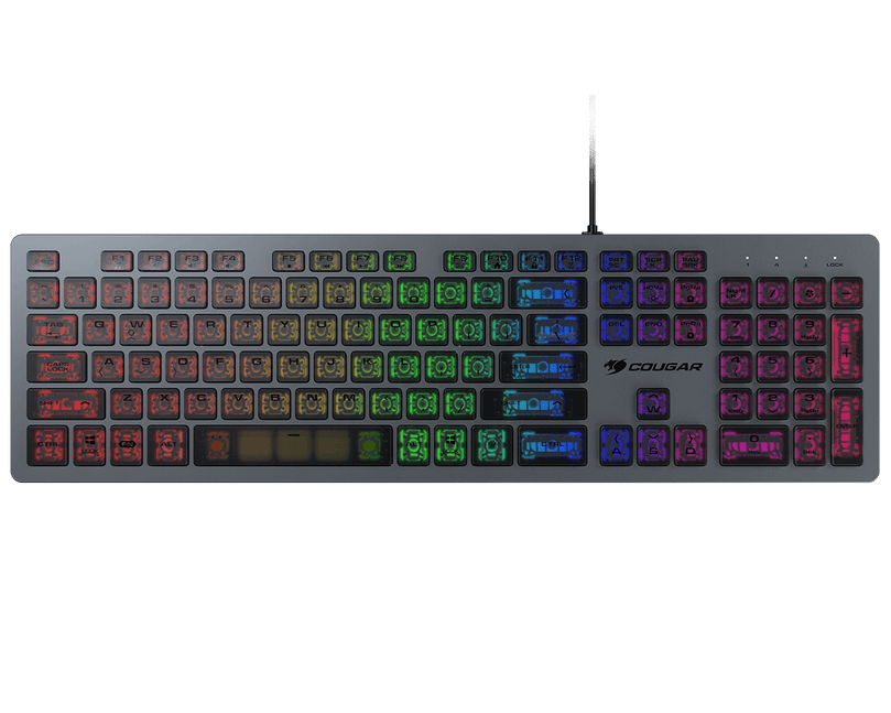 COUGAR VANTAR AX ALUMINUM RGB SCISSOR SWITCH MECHANICAL KEYBOARD