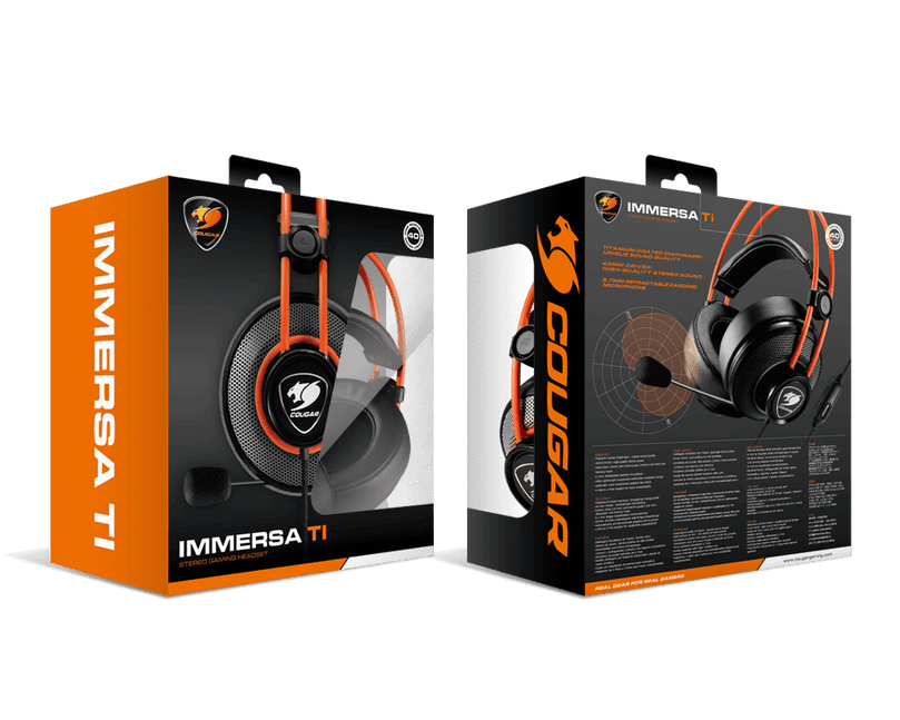 COUGAR IMMERSA TI NOISE CANCELLATION W/ MIC 3.5MM GAMING HEADSET
