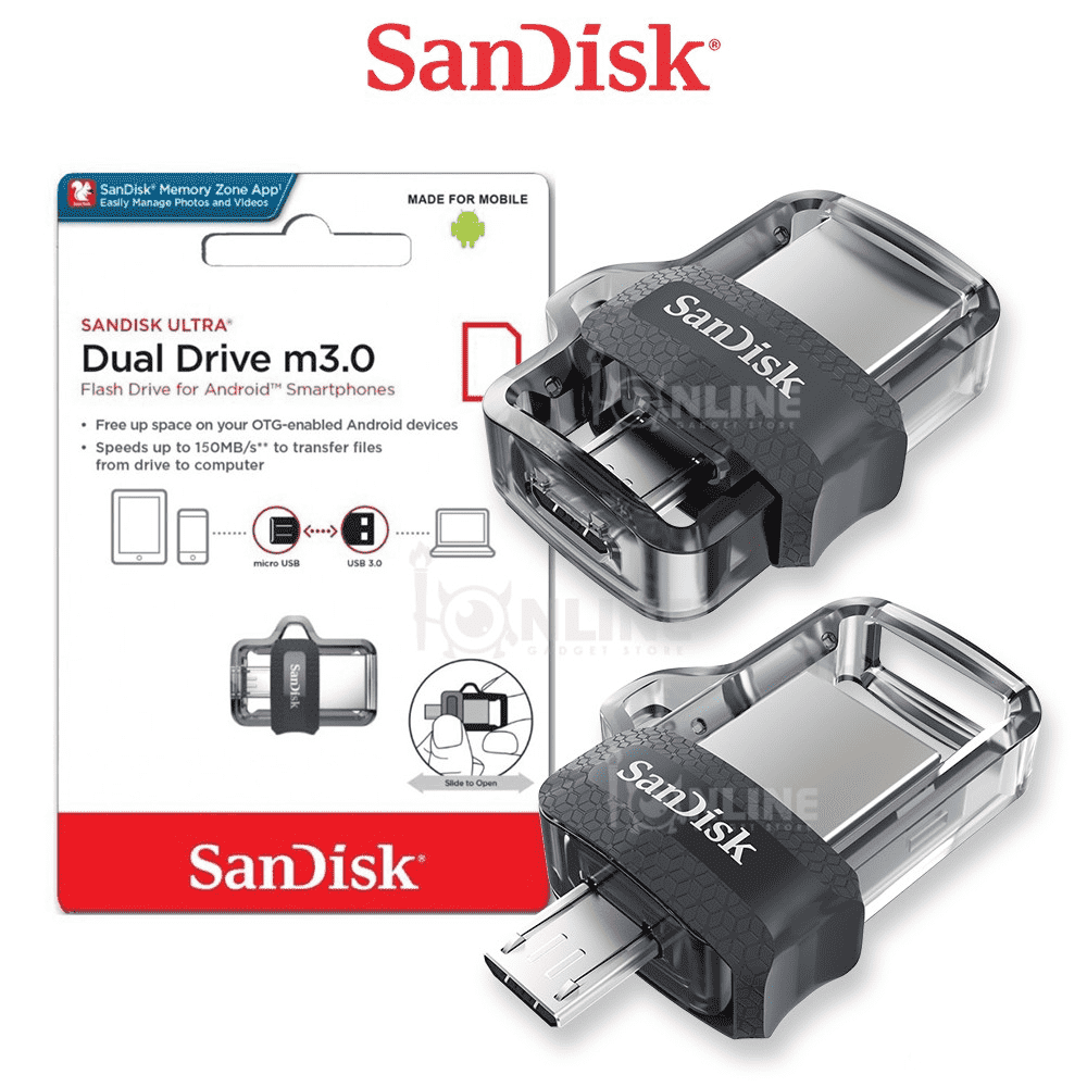SANDISK ULTRA DUAL DRIVE M3.0 64GB -OTG