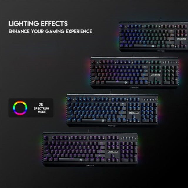 FANTECH MK884 OPTILUXS RGB KEYBOARD