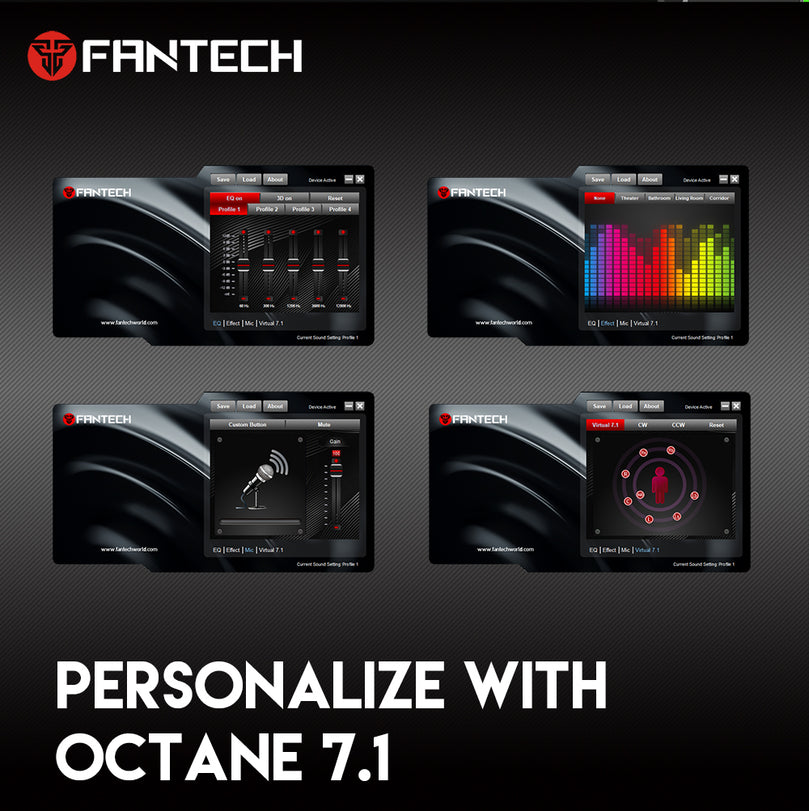 FANTECH HG23 OCTANE 7.1 RGB HEADSET