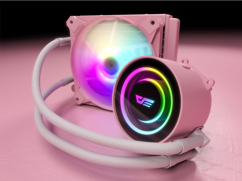 DARKFLASH TWISTER DX-120 (PINK) ALL-IN-ONE 120MM LIQUID CPU COOLER
