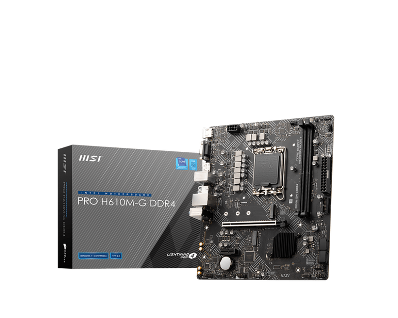 MSI PRO H610M-G DDR4 MOTHERBOARD
