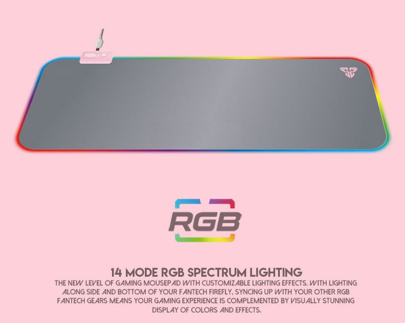 FANTECH MPR800S FIREFLY RGB MOUSEPAD
