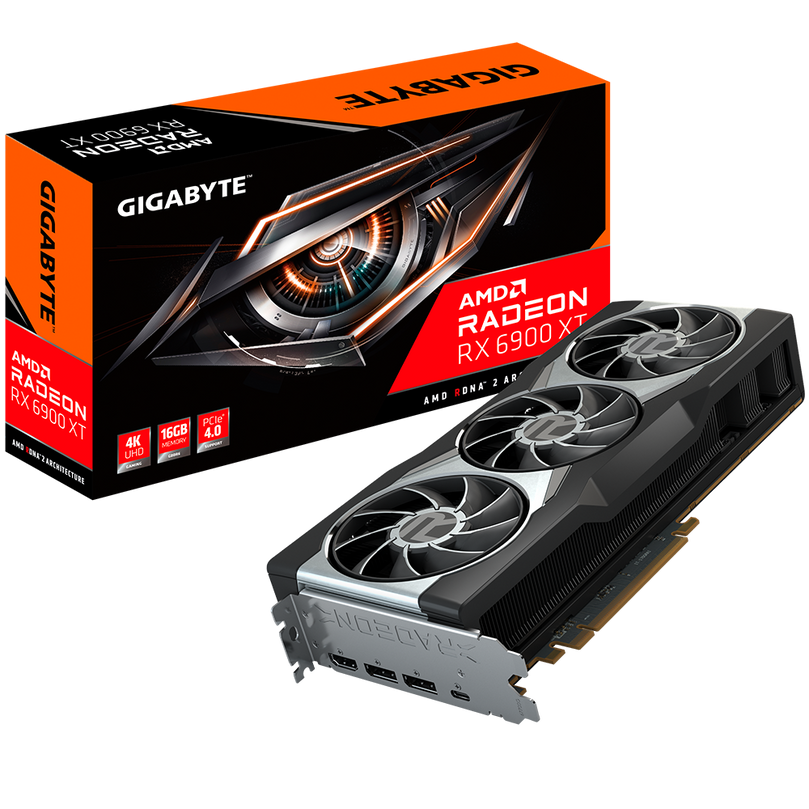 GIGABYTE AORUS RADEON RX 6900 XT 16GB GDDR6 PCI EXPRESS 4.0 ATX GRAPHICS CARD