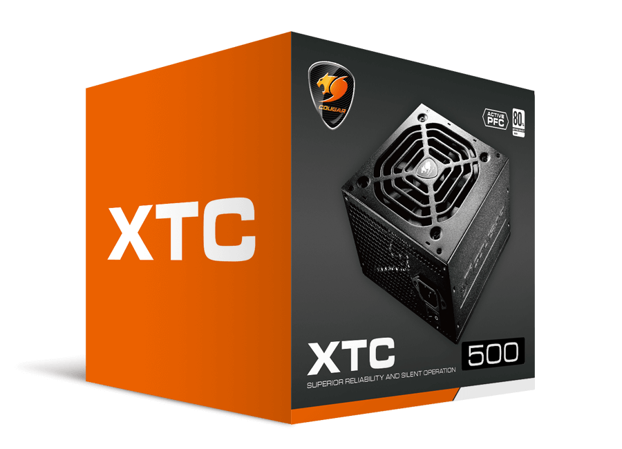 COUGAR XTC500 500WATTS 80+ CERTIFIED POWER SUPPLY