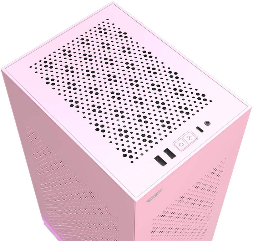 DARKFLASH DLH21 LUXURY MINI-ITX – PINK GAMING CASE