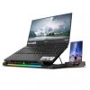 DARKFLASH G200 RGB COOLER | 5 LEVELS OF TILT | WITH PHONE HOLDER | LAPTOP COOLER