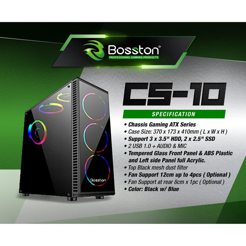 BOSSTON CS10 GAMING CASE