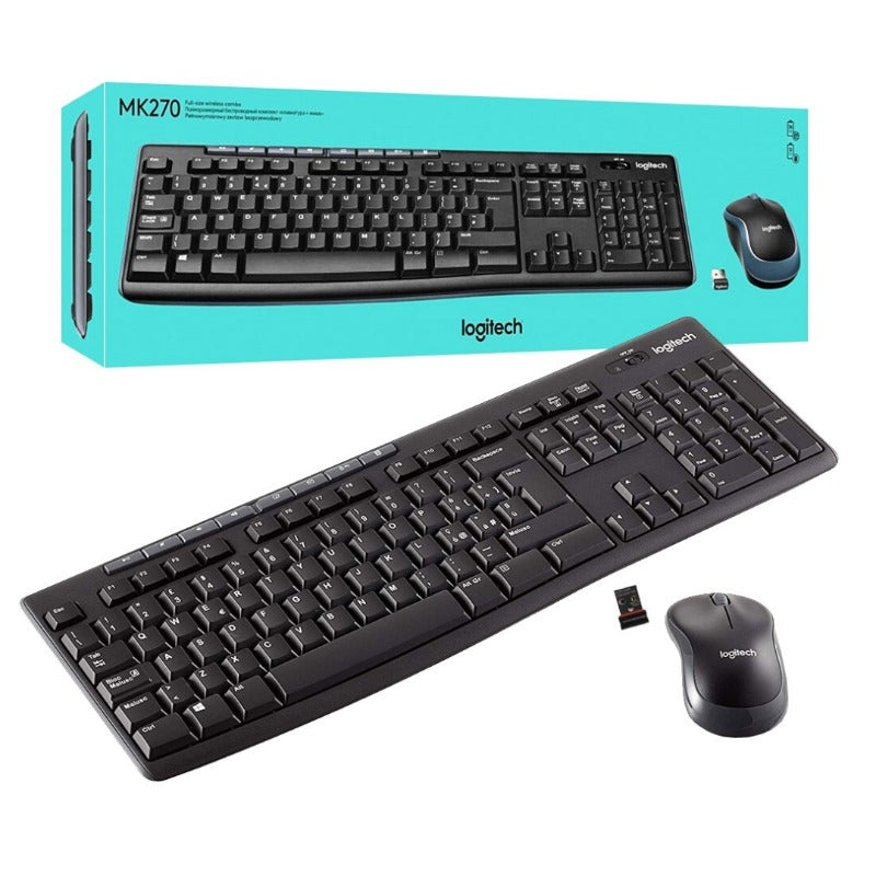 LOGITECH MK270 WIRELESS KEYBOARD AND MOUSE COMBO
