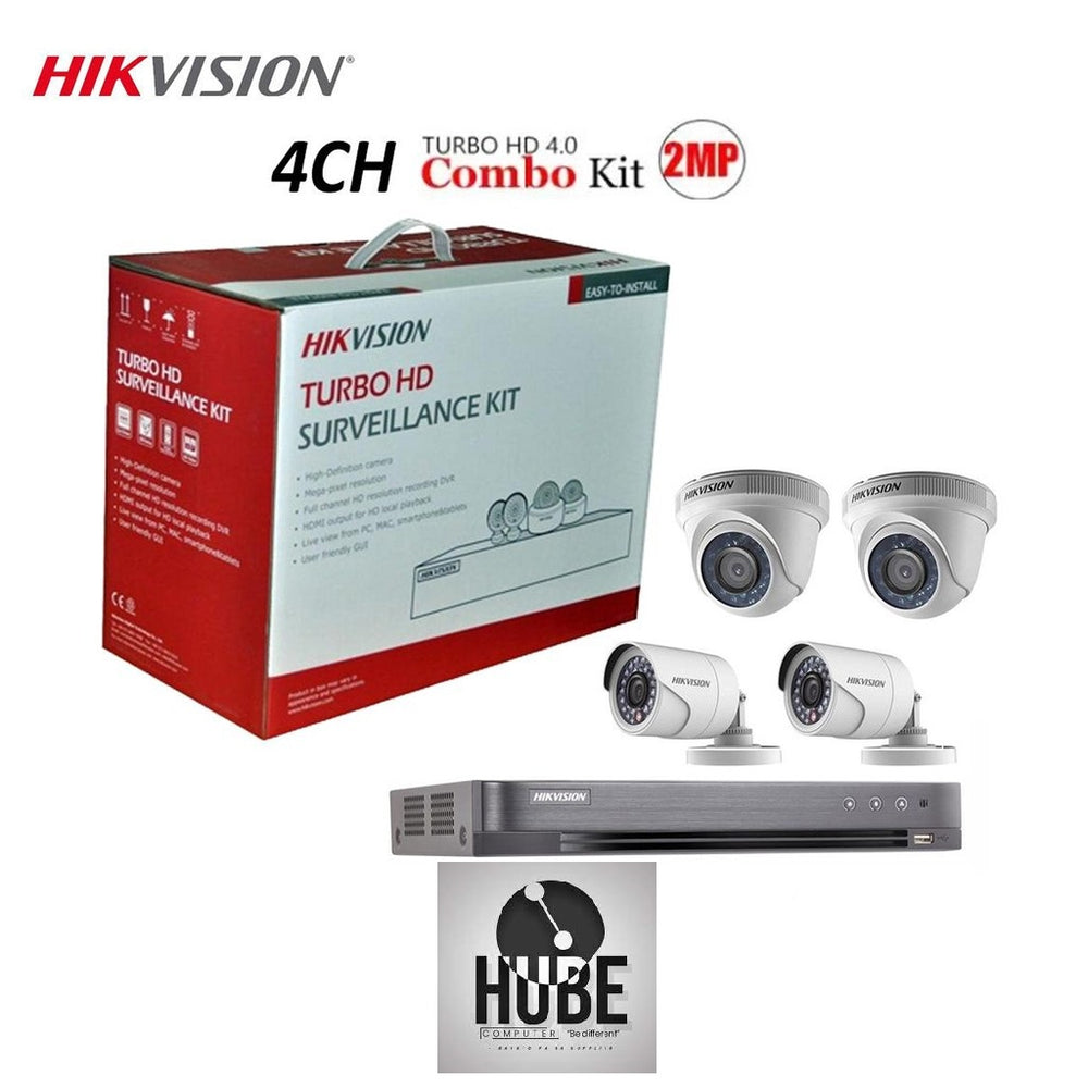 HIKVISION TVI-4CH2D2B 2MP ECO 4 CHANNEL CCTV KIT