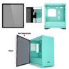 DARKFLASH DLM22 MATX TEMPERED GLASS SIDE PANEL NEO MINT GAMING CASE
