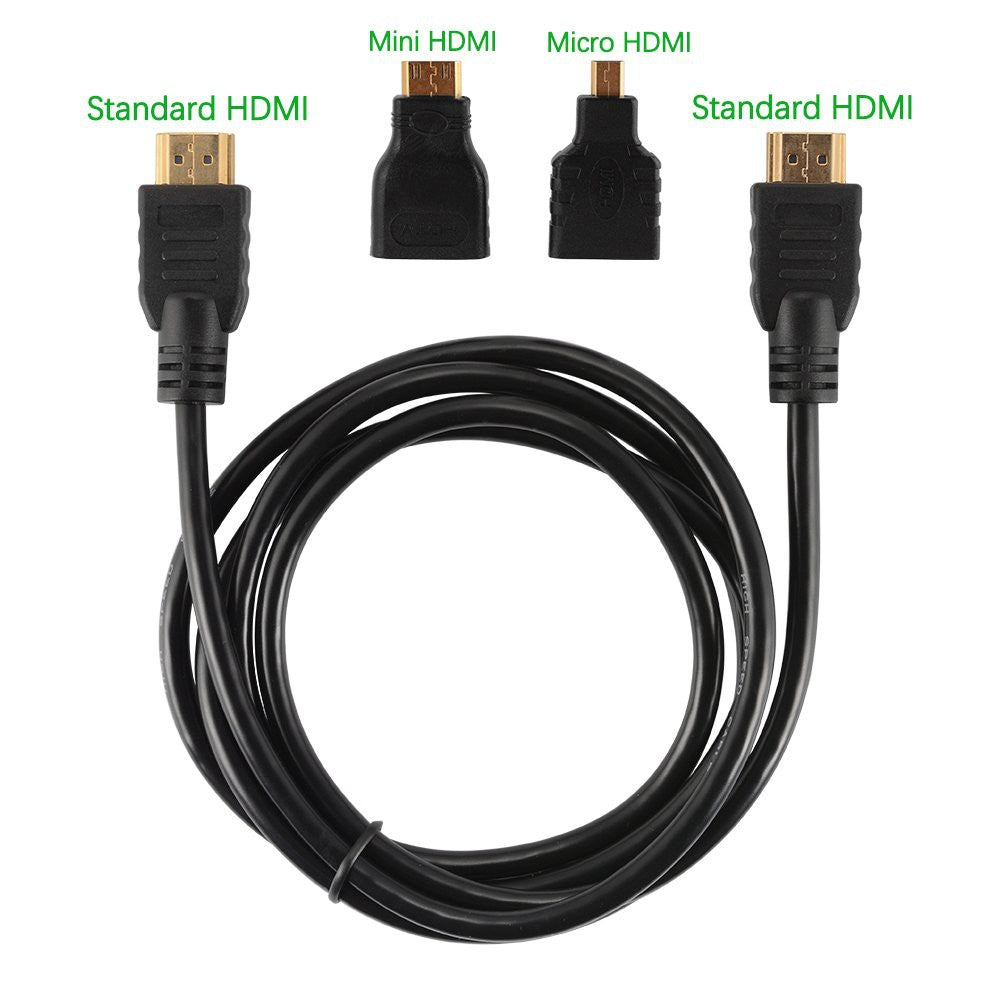 3IN1 VIDEO HDMI CABLE ADAPTER KIT 1.5M