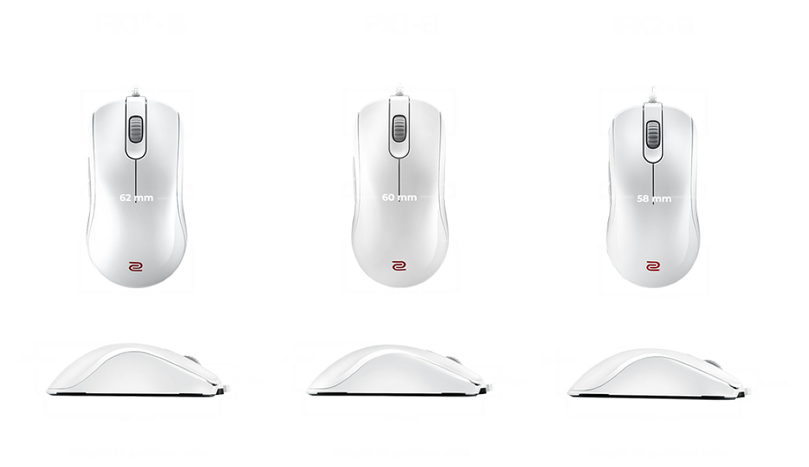 ZOWIE BENQ FK1/FK2 WHITE GAMING MOUSE