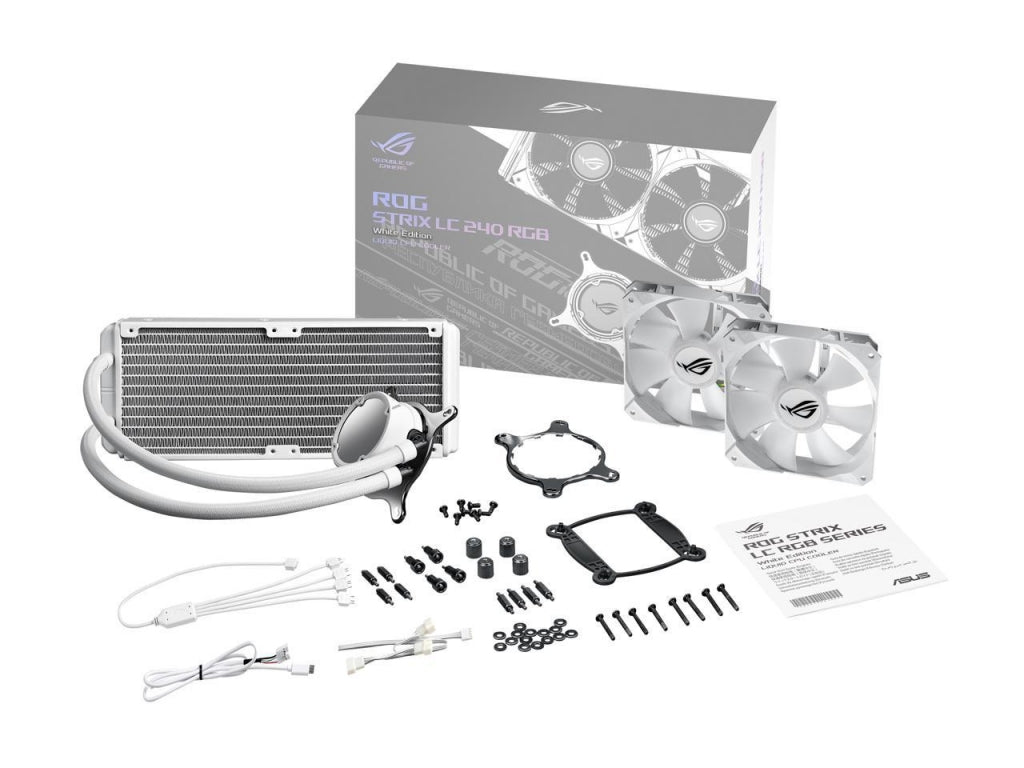 ASUS ROG STRIX LC-240 RGB WHITE 240MM AIO LIQUID COOLER