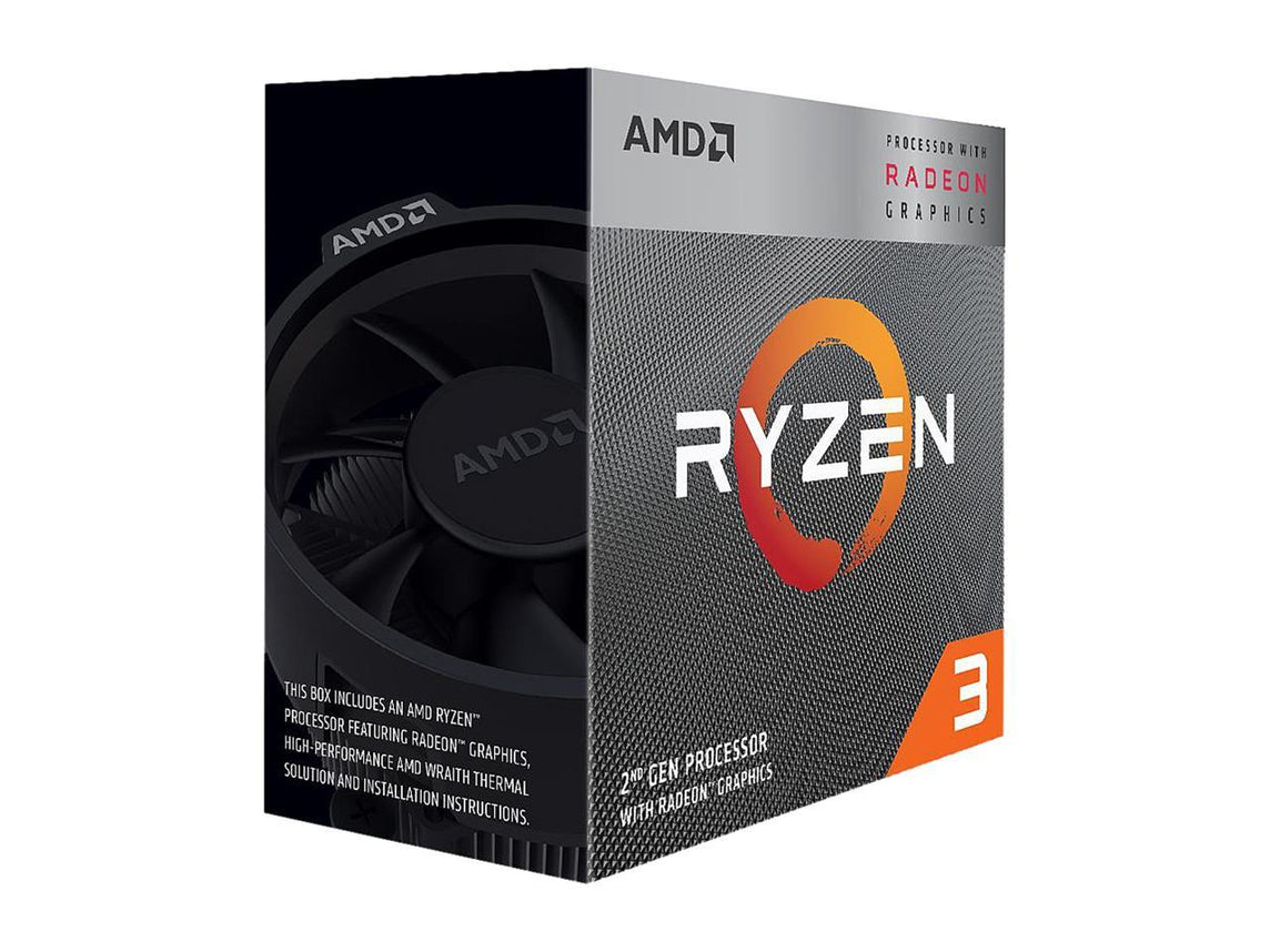 AMD RYZEN 3 3200G TRAY TYPE | 4 CORES | 4 THREADS | 3.6 GHZ | SOCKET AM4 DESKTOP PROCESSOR