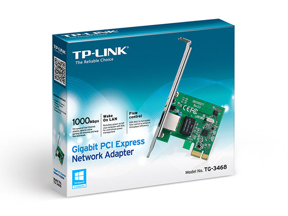 TP-LINK 10/100/1000MBPS GIGABIT ETHERNET PCI EXPRESS, PCIE NETWORK ADAPTER