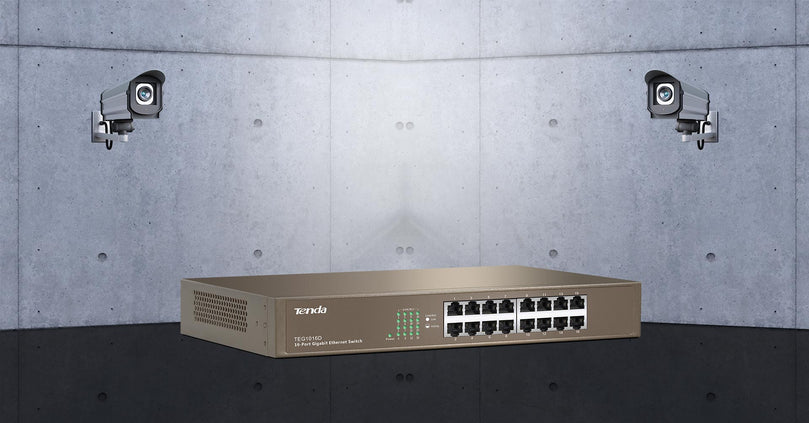 TENDA 16 PORT TEG1016M/TEG1016D 100/1000MBPS GIGABIT SWITCH HUB