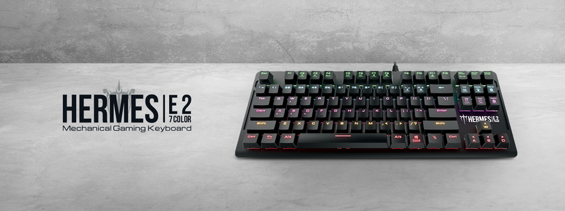 GAMDIAS HERMES E2 MECHANICAL KEYBOARD BROWN SWITCHES