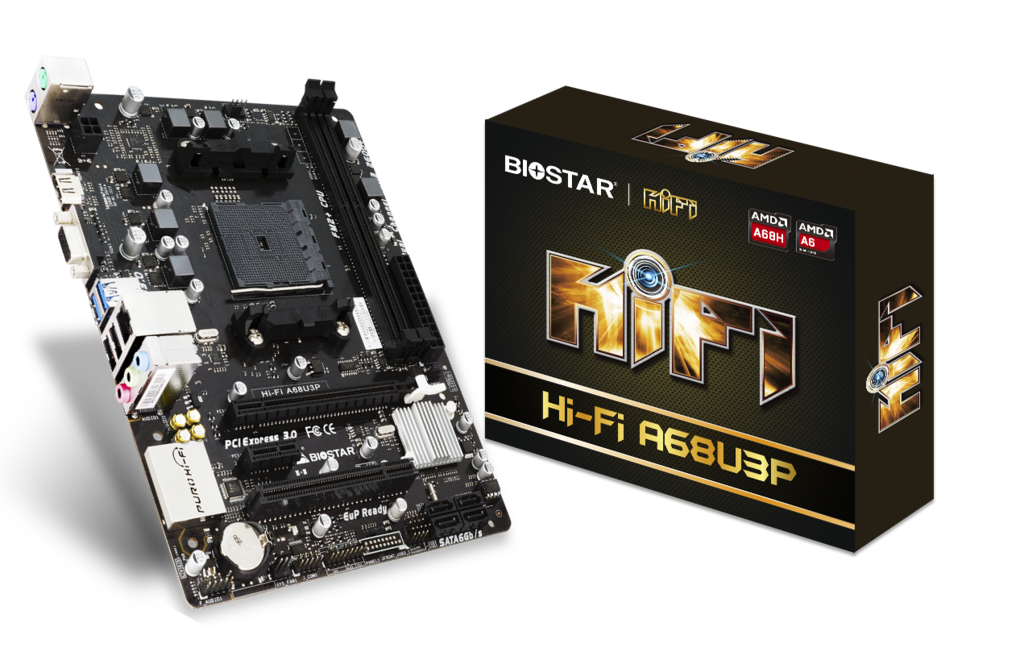 BIOSTAR A68U3P MOTHERBOARD